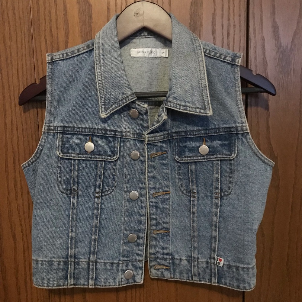 MINKPINK Jean Vest